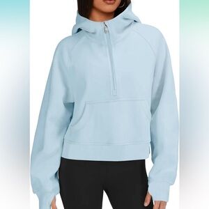 Women’s Hoodie Fleece Lined Collar Pullover